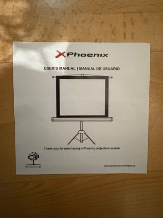 Pantalla Proyección Phoenix Trípode 2x2m