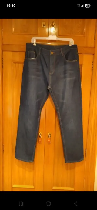 Pantalon vaquero forro polar interior