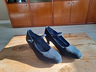 Zapatos de baile flamenco negros T38