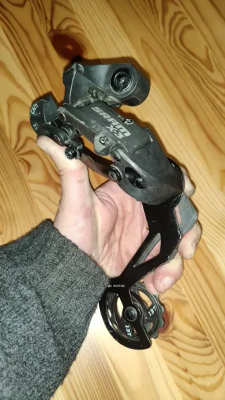 Cambio trasero SRAM X3 y pulsador SRAM X7 9V