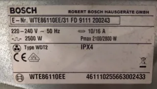 Secadora Bosch Maxx 8 8kg