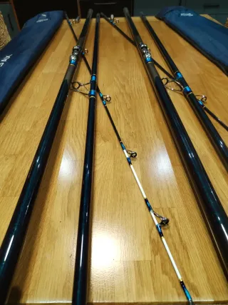 Pareja Cañas Shimano Power Aero XTR