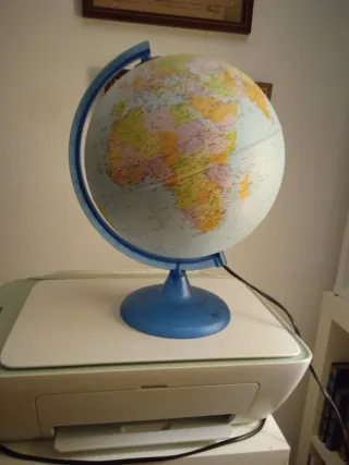 Lámpara Globo terráqueo educativo