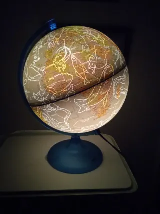 Lámpara Globo terráqueo educativo
