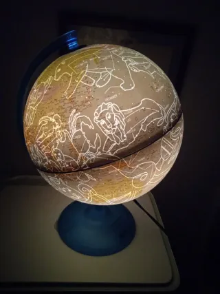 Lámpara Globo terráqueo educativo