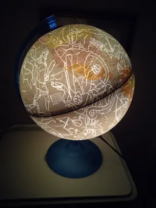 Lámpara Globo terráqueo educativo