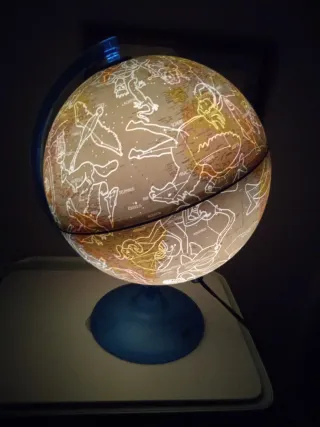 Lámpara Globo terráqueo educativo
