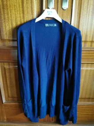 Chaqueta Zara Azul Marino Talla L