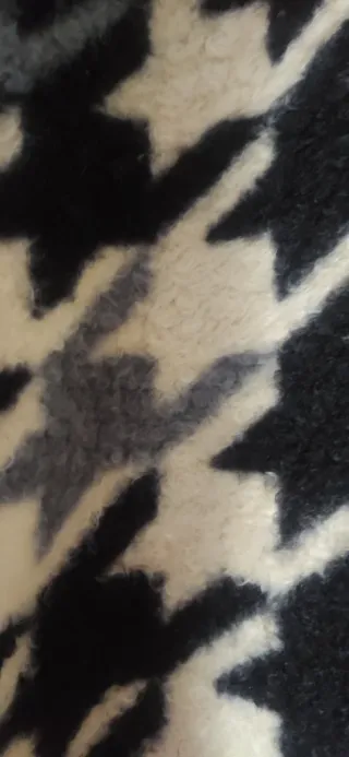 Chaquetón estampado mujer de paño