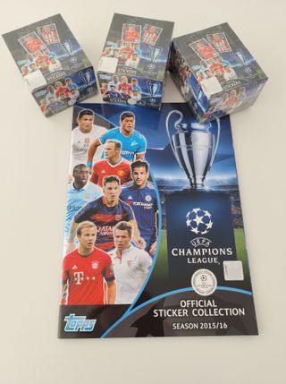 Lote Topps cromos UEFA Champions League 2015 2016