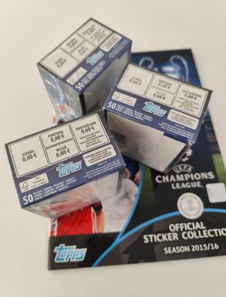 Lote Topps cromos UEFA Champions League 2015 2016