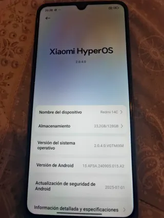 Teléfono Móvil Redmi Negro y azul