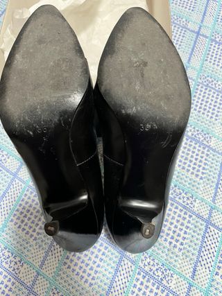 Zapatos de tacón Evans de piel negros