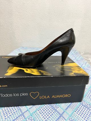 Zapatos de tacón Evans de piel negros