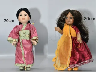 Bambole di porcellana da collezione