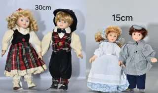 Bambole di porcellana da collezione