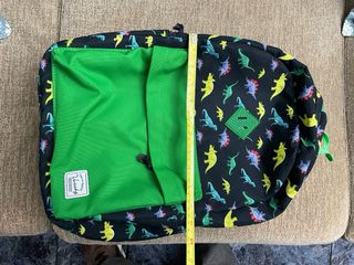 Mochila Vaschy Unisex Dinosaurios Verde Negro