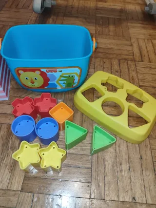 Lote educativo bebé: Torre números + formas FP