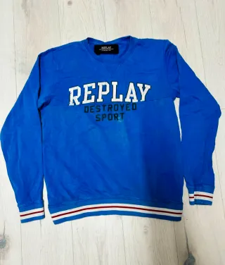 Felpa Replay Blu