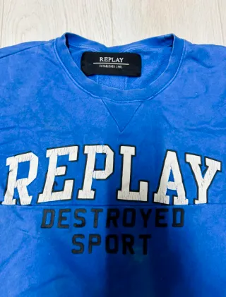 Felpa Replay Blu