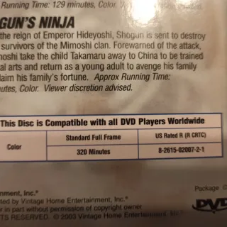 DVD Sonny Chiba Samurai 3 Películas