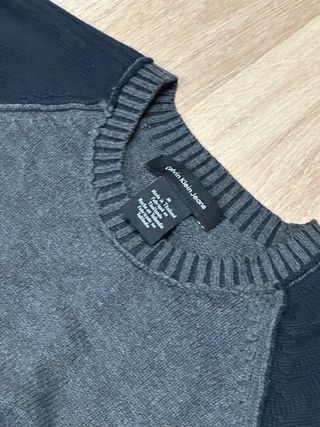 Jersey Calvin Klein Jeans Gris y Negro