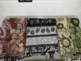 Lote 6 bufandas estampadas