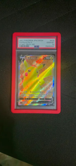 Pikachu V #415 PSA 10 Gem Mint JP