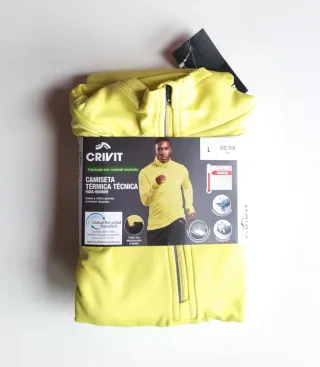 CAMISETA TÉRMICA AMARILLA TALLA L
