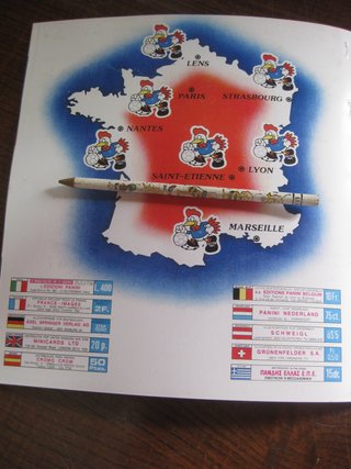 ALBUM CROMOS IMPRESOS FACSIMIL EURO 84 PANINI.LEER