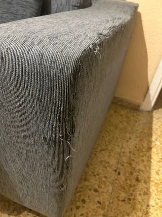 Sofá cama 2 plazas gris