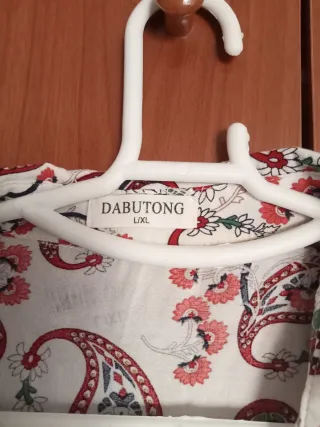 Blusa sin mangas estampada