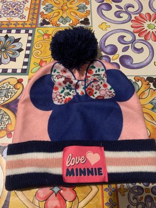Cappellino Disney Minnie con pon pon