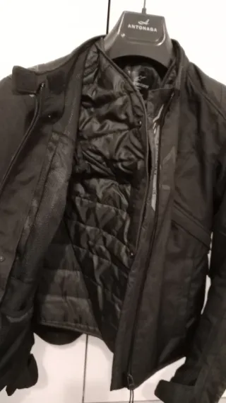 Chaqueta Moto Alpinestars Negra Mujer