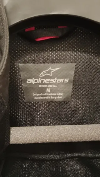 Chaqueta Moto Alpinestars Negra Mujer