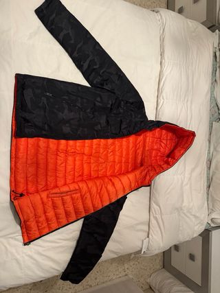 Chaqueta Reversible Desigual Negra y Naranja