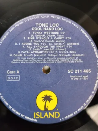 Vinilo Tone Loc - Cool Hand Loc LP 1991