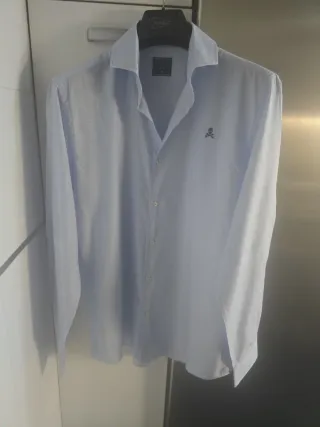 Camisa Scalpers Talla 44 Azul.