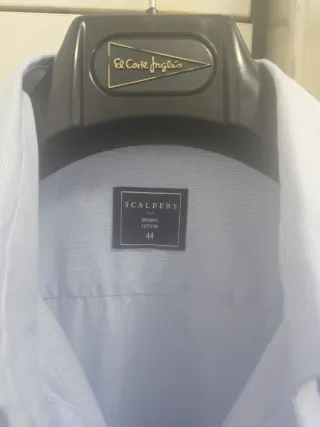 Camisa Scalpers Talla 44 Azul.