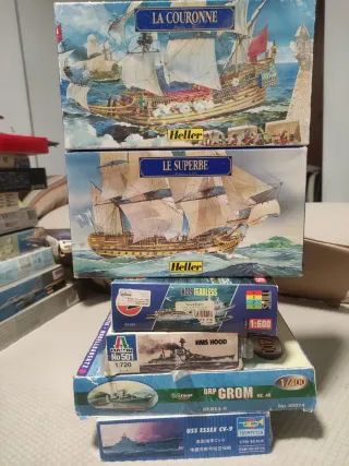 Maquetas de barcos varias escalas