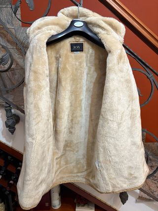 Cappotto Montone Pelle scamosciata Donna Vintage