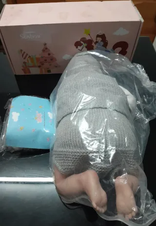 Muñeca Reborn Baby Doll con Accesorios