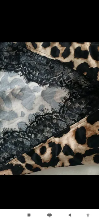 Body Shein Leopardo Encaje Talla L y talla XL