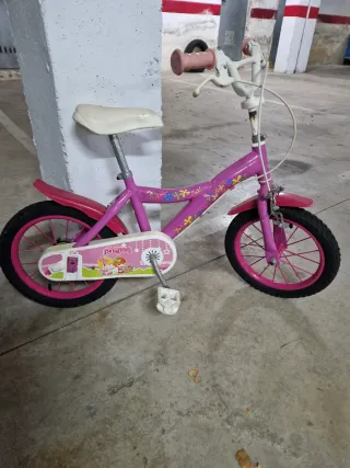 Bicicleta infantil rosa