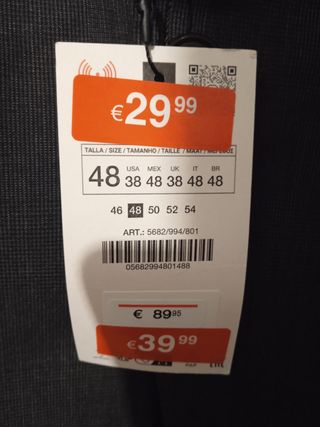 Americana Zara Gris Talla M