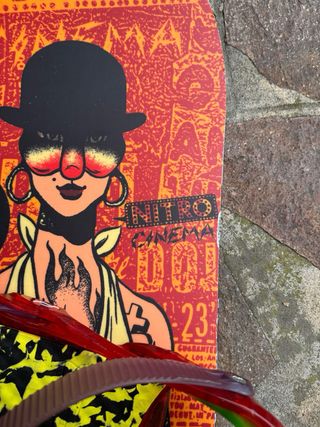 Snowboard Nitro 153 con attacchi Ride