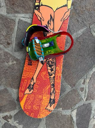 Snowboard Nitro 153 con attacchi Ride