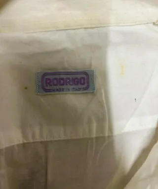 Camicia uomo bianca con pettorina