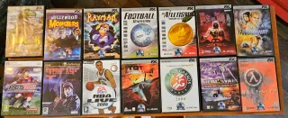 Lote Juegos PC Antiguos FX, EA, Konami, Sega