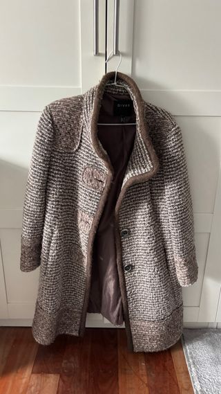 Abrigo Mujer DIVAS Talla 44 Marrón